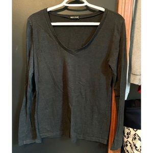 Dark grey long sleeved shirt